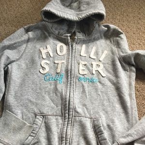 Hollister grey hoodie